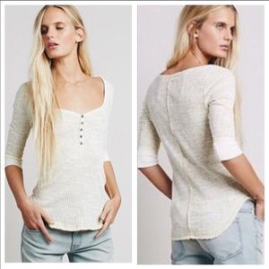 Free People Sweetheart Henley sz M